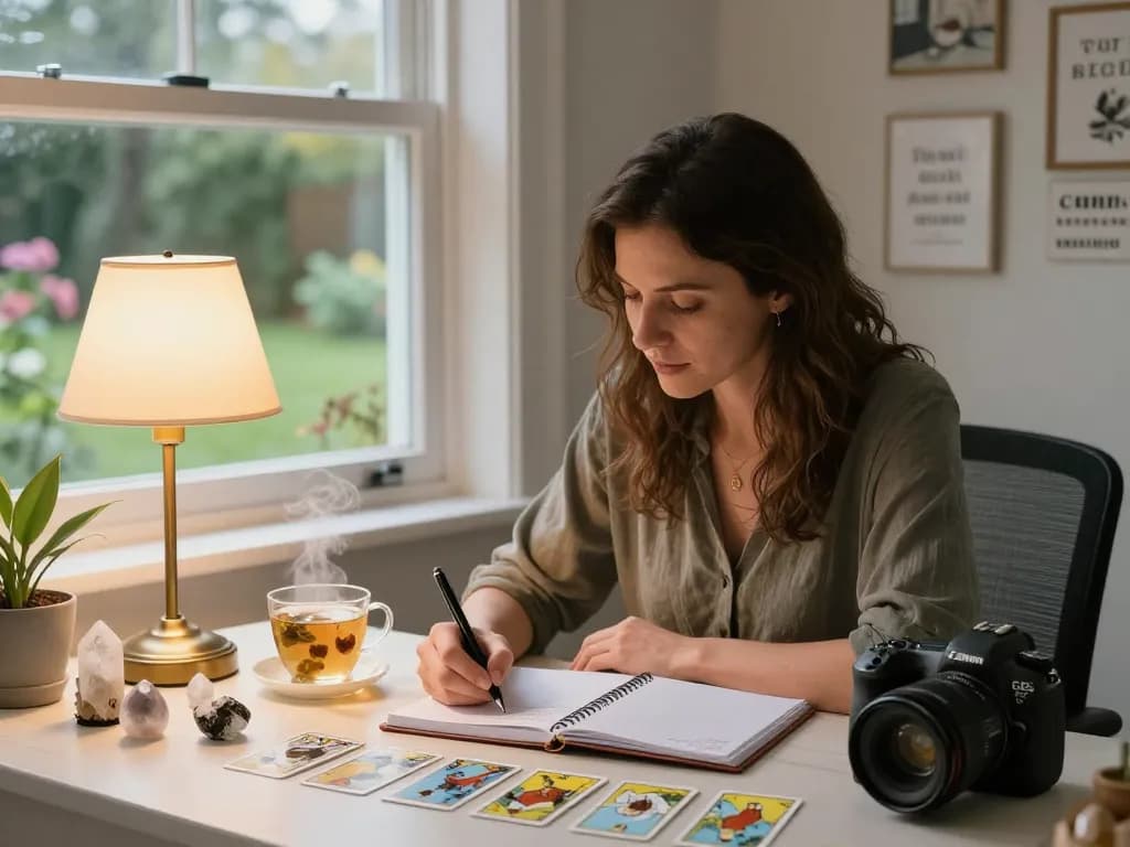 Discover why do I attract emotionally unavailable partners through journaling and reflection in a cozy home office.