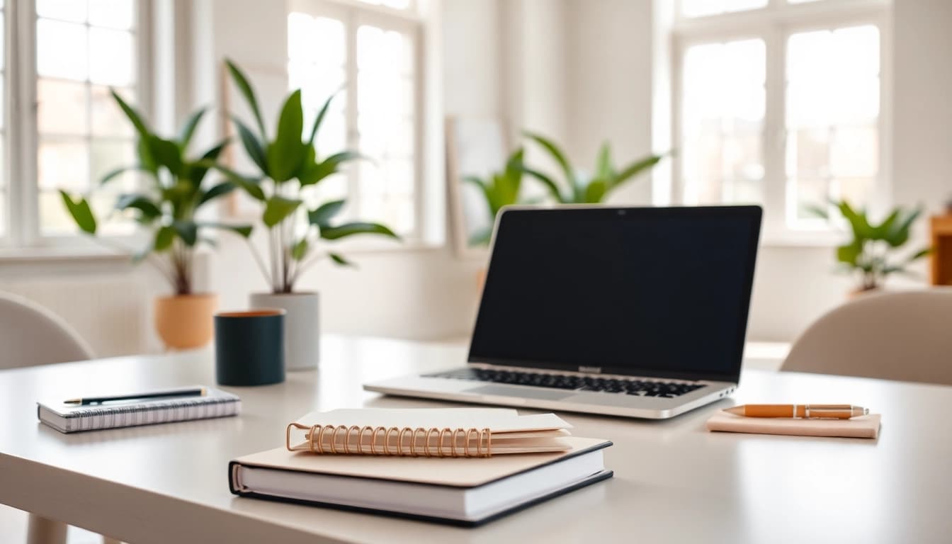 Showcase effective workspace essentials from https://amc-essentials.com/ for productivity and organization.