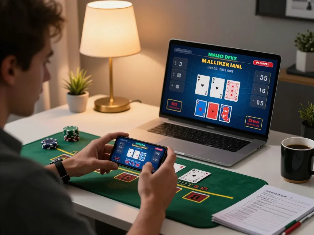 Experience thrilling gameplay with fly88 while engaging in live dealer blackjack on a smartphone