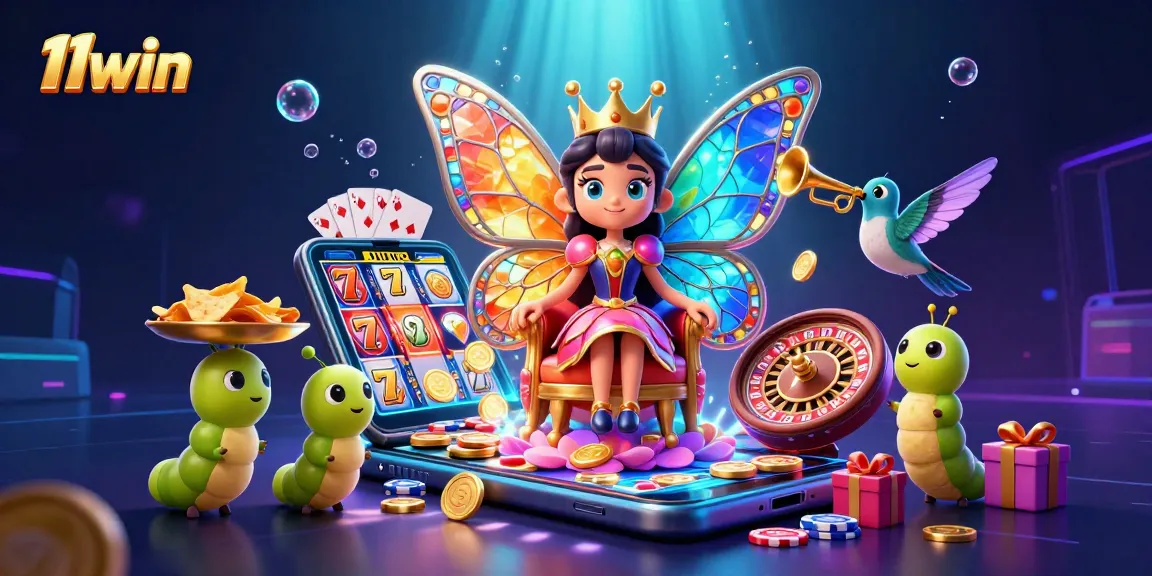 Experience thrilling casino excitement with 11win's captivating butterfly queen and vibrant slot games