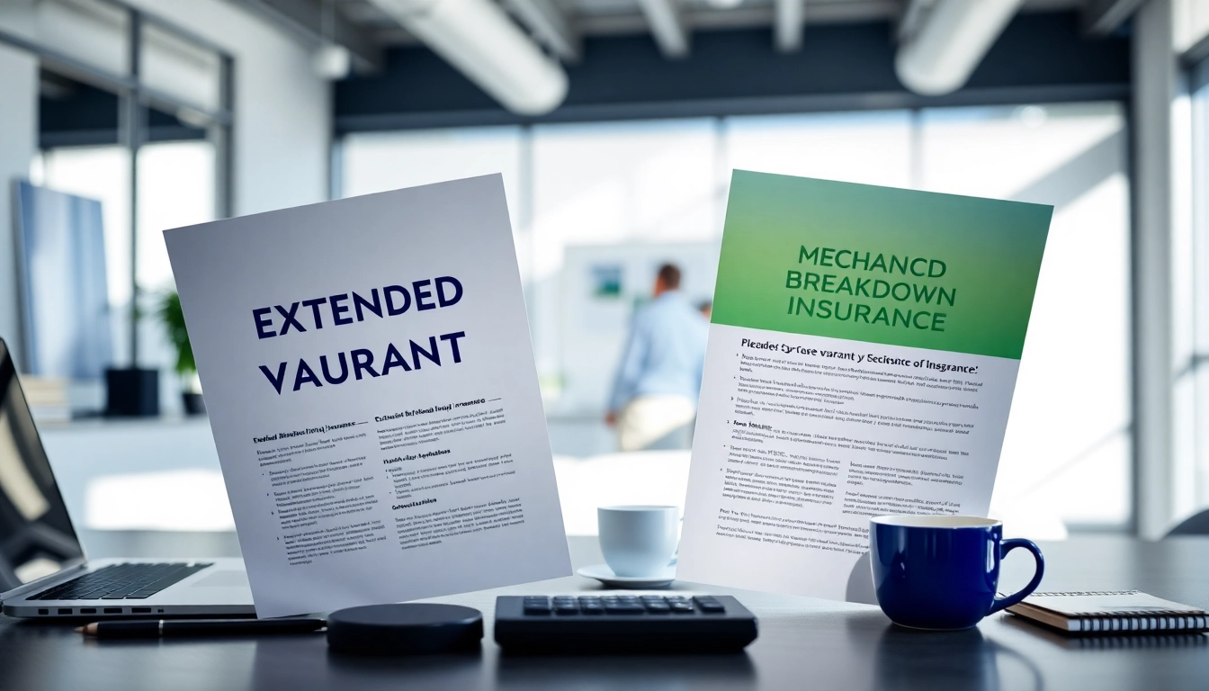 Analyze the extended warranty vs mechanical breakdown insurance which is better in a professional office environment.