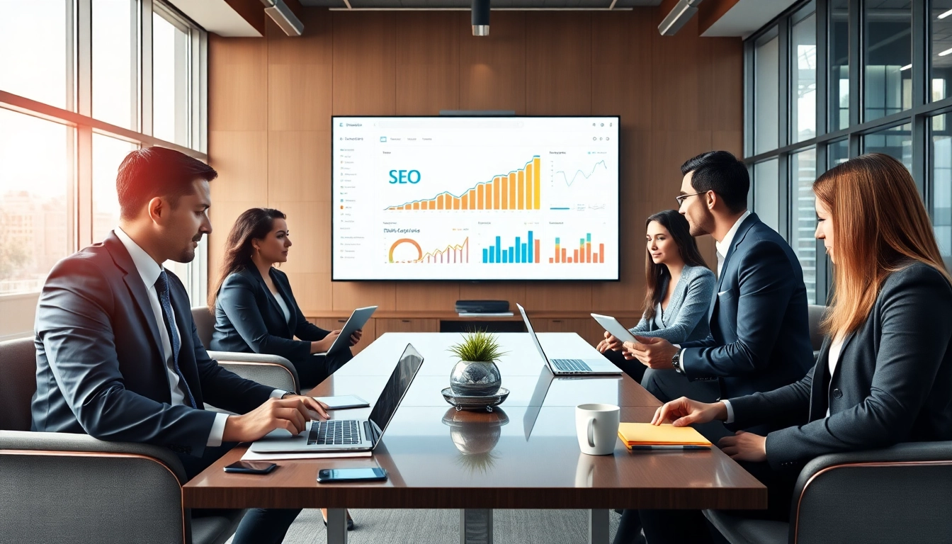 Enhance your visibility with SEO for Law Firms in a modern legal office setting.