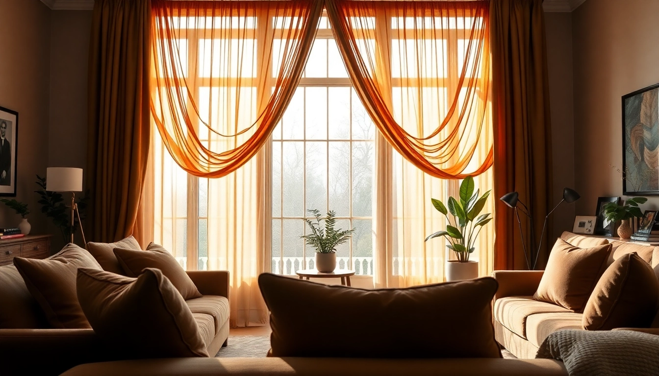 Dompel jezelf onder in de elegantie van dikke gordijnstof die sfeer toevoegt aan jouw kamer.