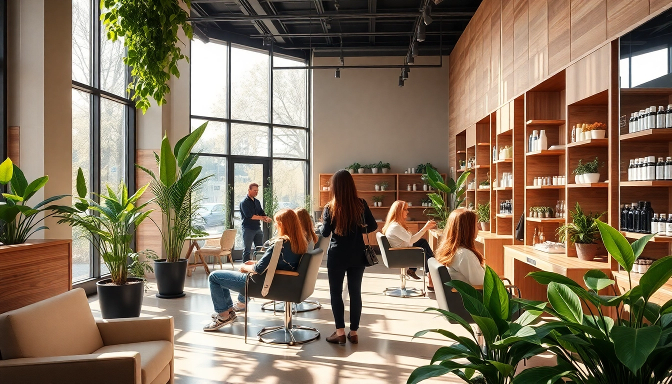 Vibrant hair styling at Aveda salon San Diego showcasing expert artistry and eco-friendly ambiance.