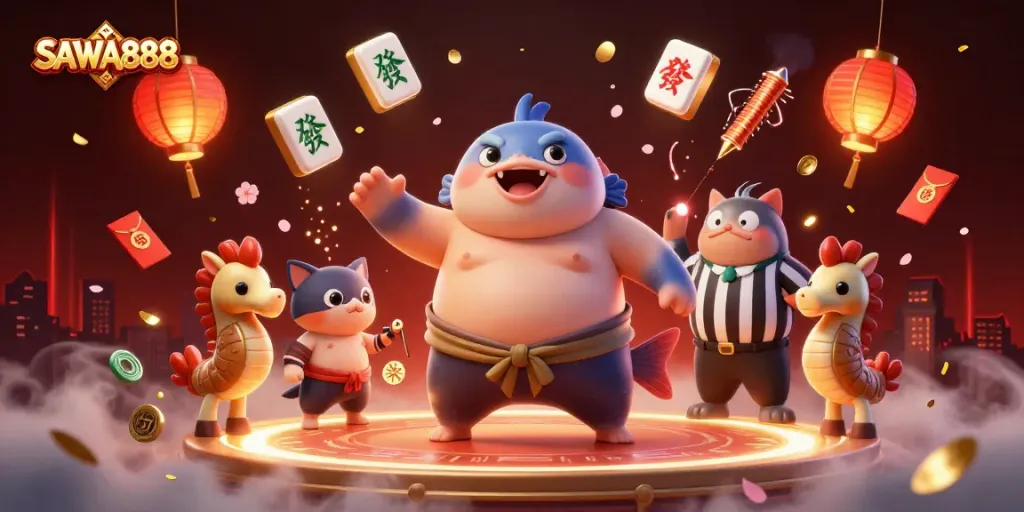 SAWA888 gamblers experience an exciting underwater match with vibrant visuals.