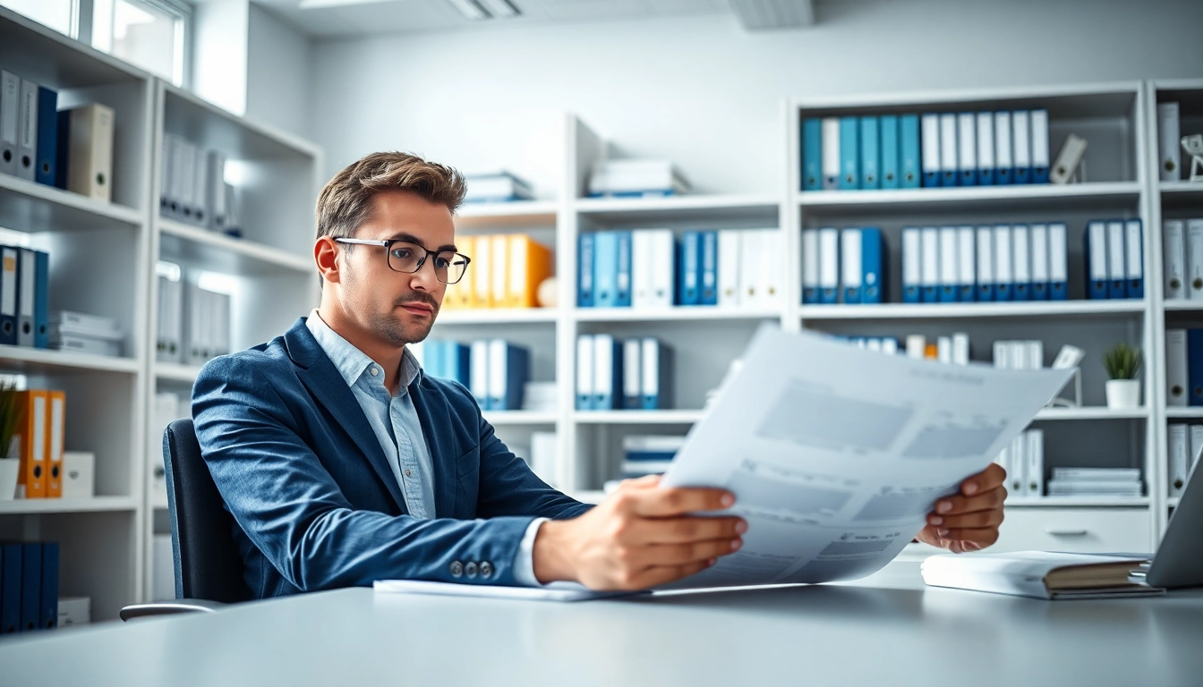 Streamlined Contract Management process highlighted in a professional office setting.