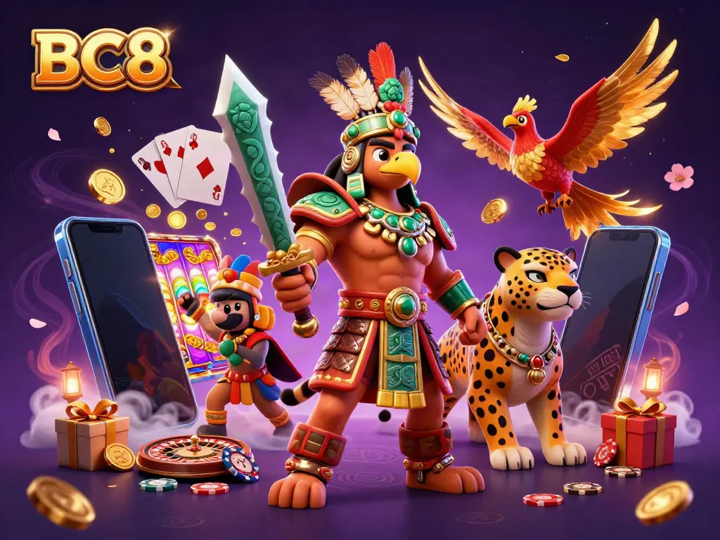 Experience the excitement at BC8 with dynamic gaming elements showcasing advanced online casino activities.