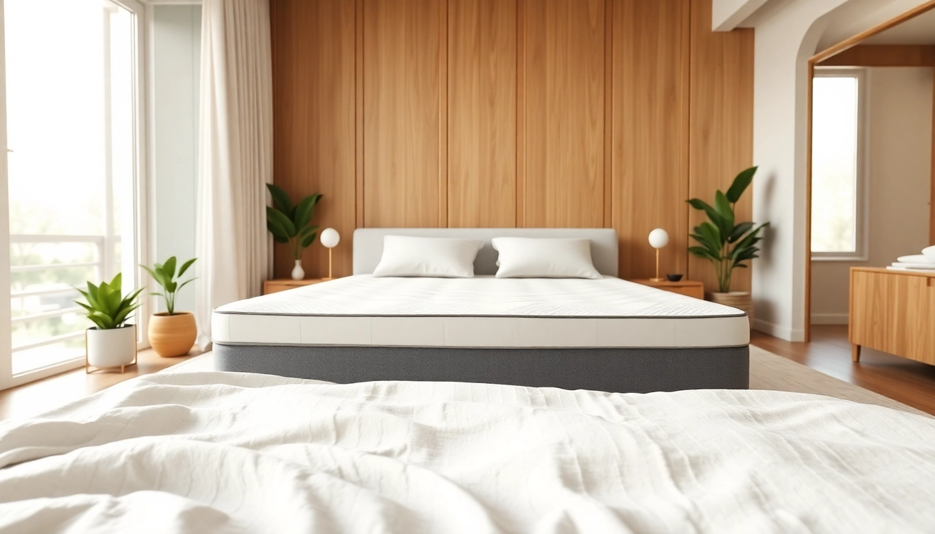 Experience unparalleled comfort with a tempur breeze mattress in a serene bedroom setting.
