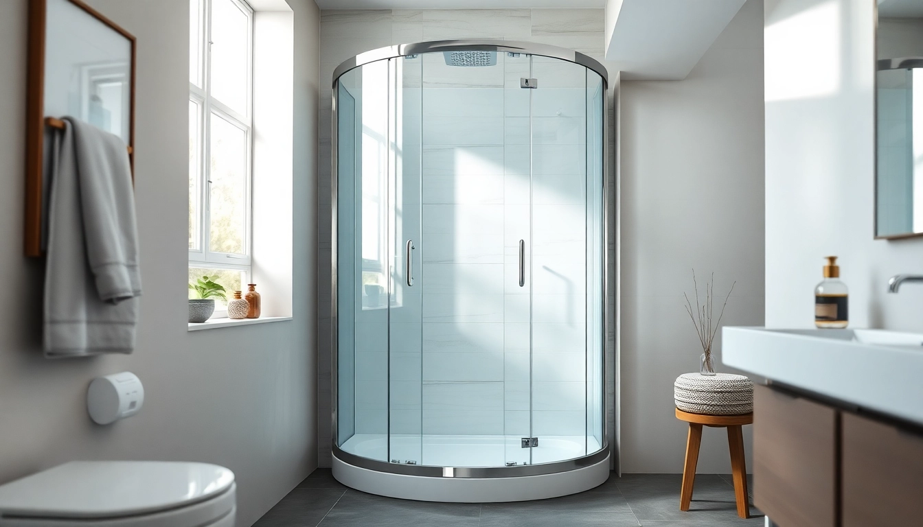 Die sonni Duschkabine 100x100 zeigt modernes Design und Eleganz in einem Badezimmer.