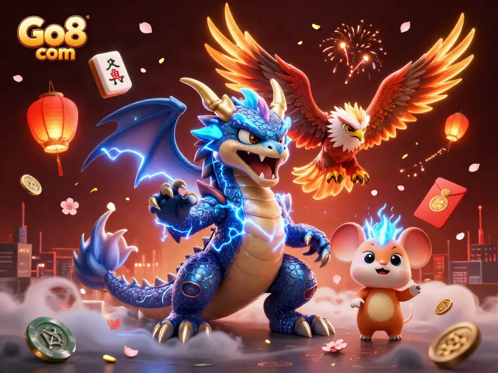 Engage with top-tier gambling action at Go8 com with dynamic gaming elements and vibrant characters.