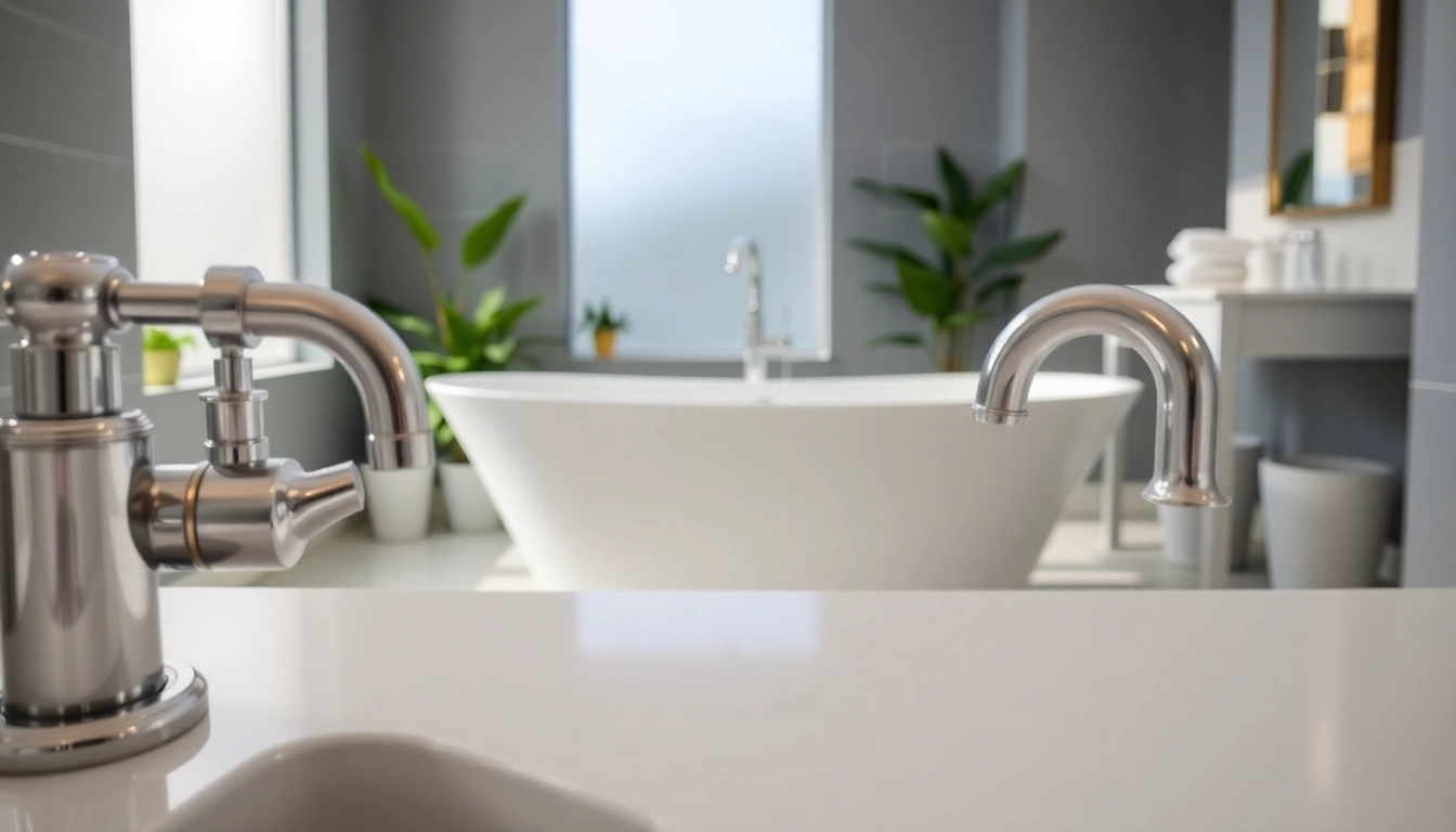 Experience bathroom remodelling with a modern freestanding tub and elegant fixtures in a serene setting.