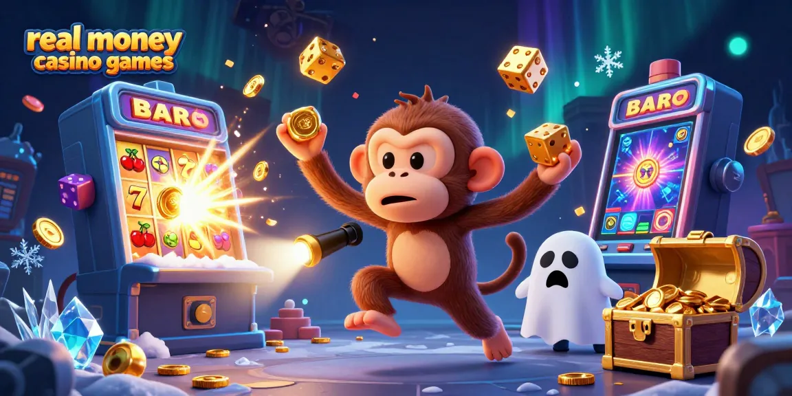 Experience exciting real money casino games with our playful poltergeist monkey and ghost-hunter puppy adventure!