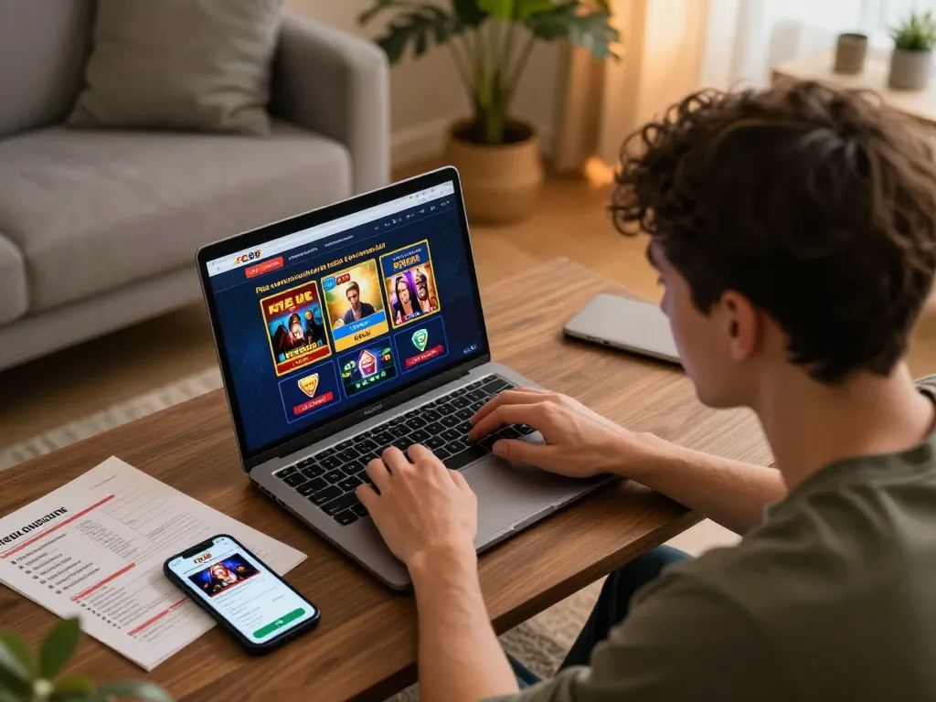 Join the thrill of online gambling with FC88 through an engaging home gaming session