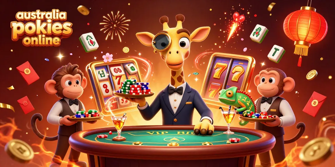 Experience vibrant australia pokies online action with animated characters and dynamic visuals.